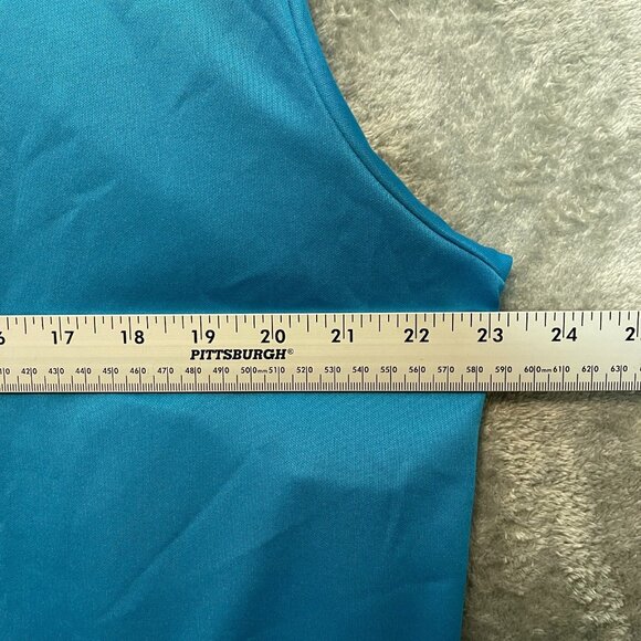 adidas Men Primegreen Colorblock Essentials UPF 1/4 Zip Pullover Stretch Blue L - Picture 8 of 13